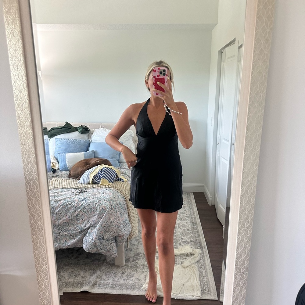 Black Halter Dress